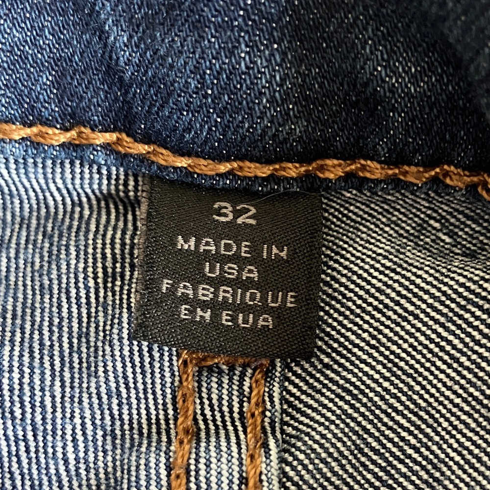 True Religion Victoria Mid Rise Dark Blue Skinny Jeans size 32 - Picture 7 of 15